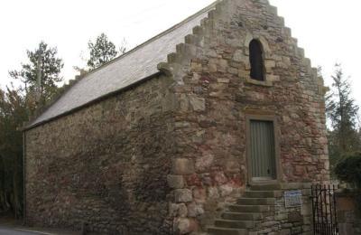 Foulden Tithe Barn, (HES)