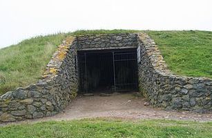 Barclodiad y Gawres Burial Chamber, (CADW)