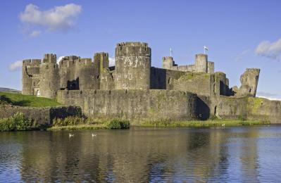 Caerphilly Castle, (CADW)