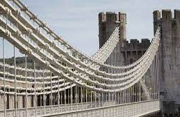 Conwy Suspension Bridge, (NT)